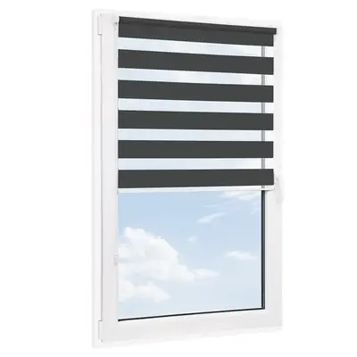 Roleta bezinwazyjna dzień noc SECRET Grafitowa