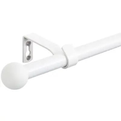 Karnisz BLOW I 240 kula biały mat