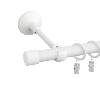 Karnisz CLASSIC I 240 biały mat z kółkami