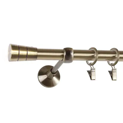 Karnisz SAVONA I 160 antyczny mosiądz