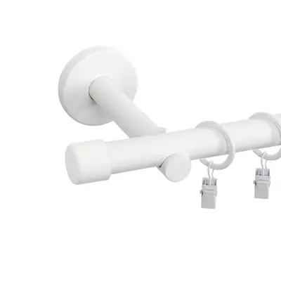 Karnisz SMART I 240 biały mat z kółkami