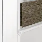 Roleta bezinwazyjna dzień noc MISTO Brązowa