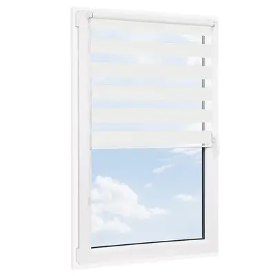 Roleta bezinwazyjna dzień noc SECRET Biała