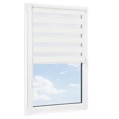 Roleta bezinwazyjna dzień noc SENZA Biała