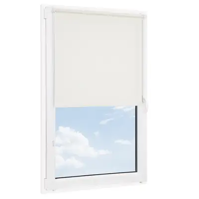 Roleta bezinwazyjna  półzaciemniająca DREAM Perłowa biała