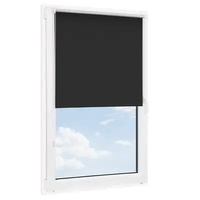 Roleta bezinwazyjna zaciemniająca THERMIC Czarna