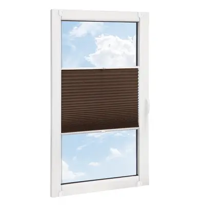 Roleta plisowana  ALUMINIOWA Brązowa