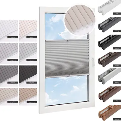 Roleta plisowana Honeycomb półzaciemniająca balkon 