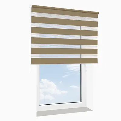 Roleta wolnowisząca dzień-noc SENZA latte