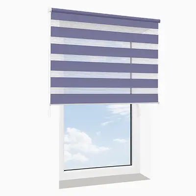 Roleta wolnowisząca dzień-noc SENZA lawendowa