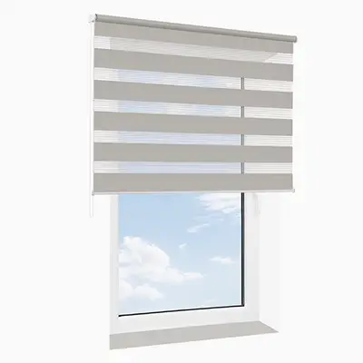 Roleta wolnowisząca dzień-noc SENZA lodowa