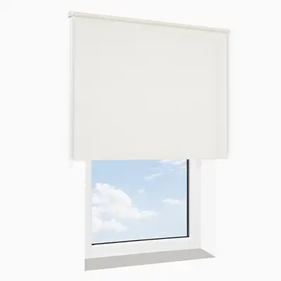 Roleta wolnowisząca półzaciemniająca DEEP perłowa biel